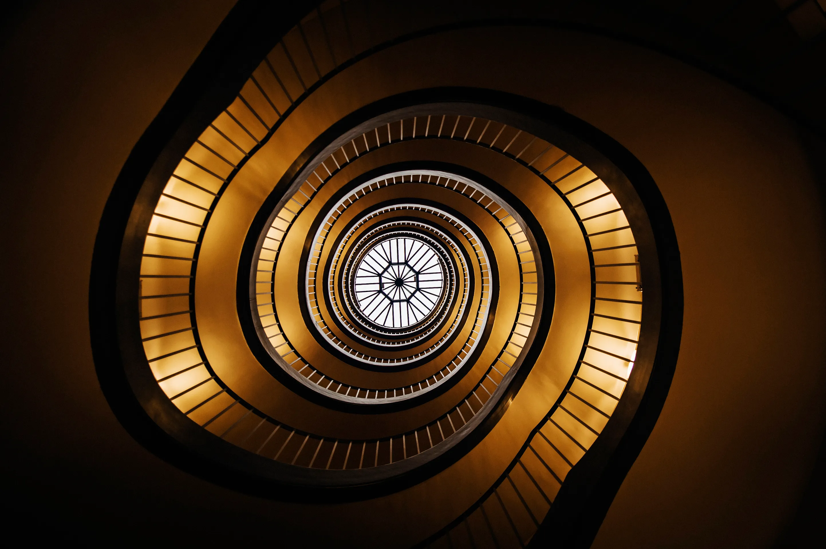 Escalier à double spirale du CE Banque de France