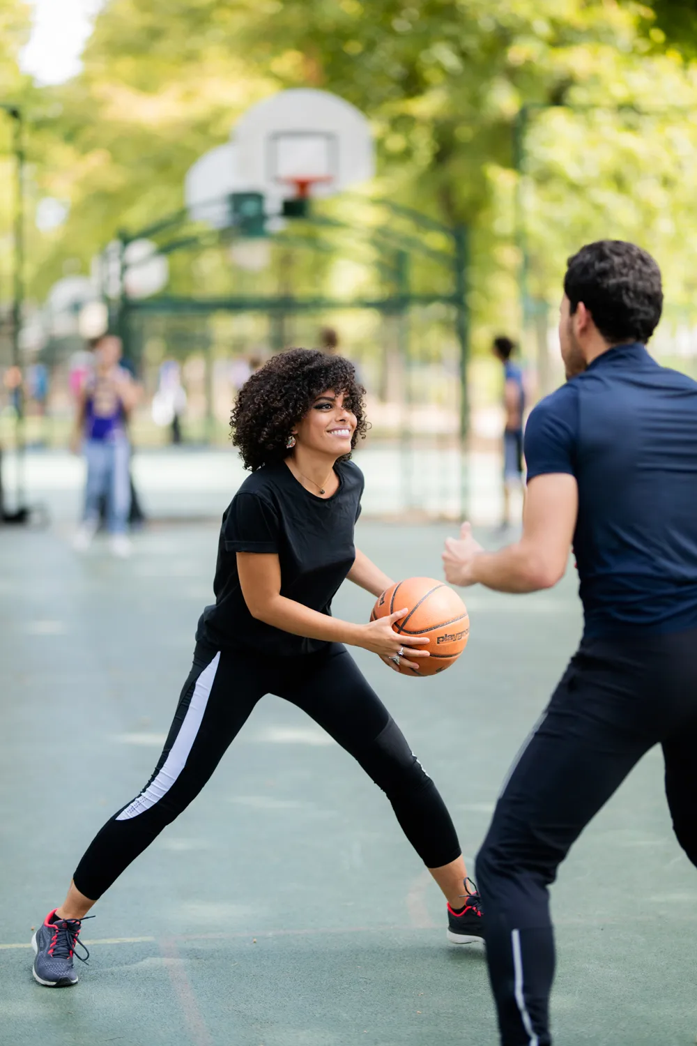 Joueuse de Basketball amateur