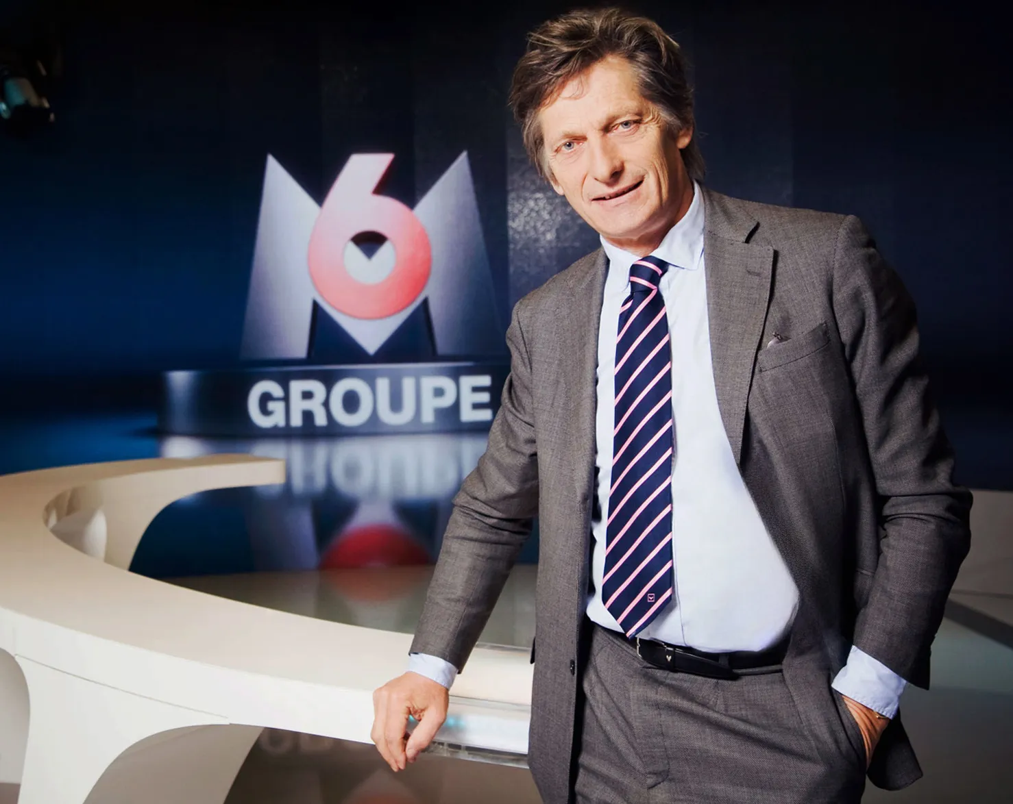 portrait de Nicolas de Tavernost pour M6