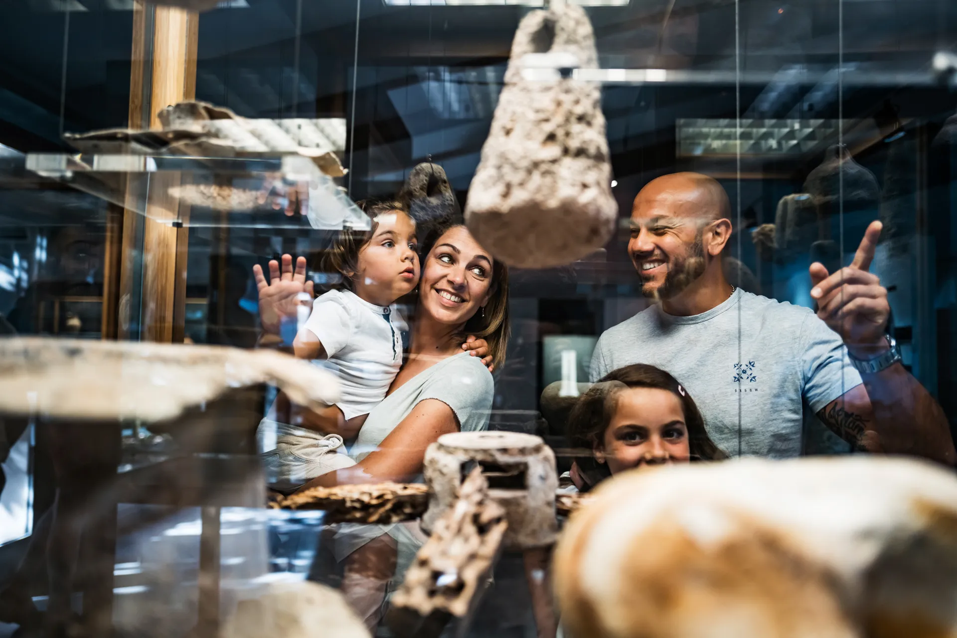 visite du musée de l'éphèbe d'Agde en famille