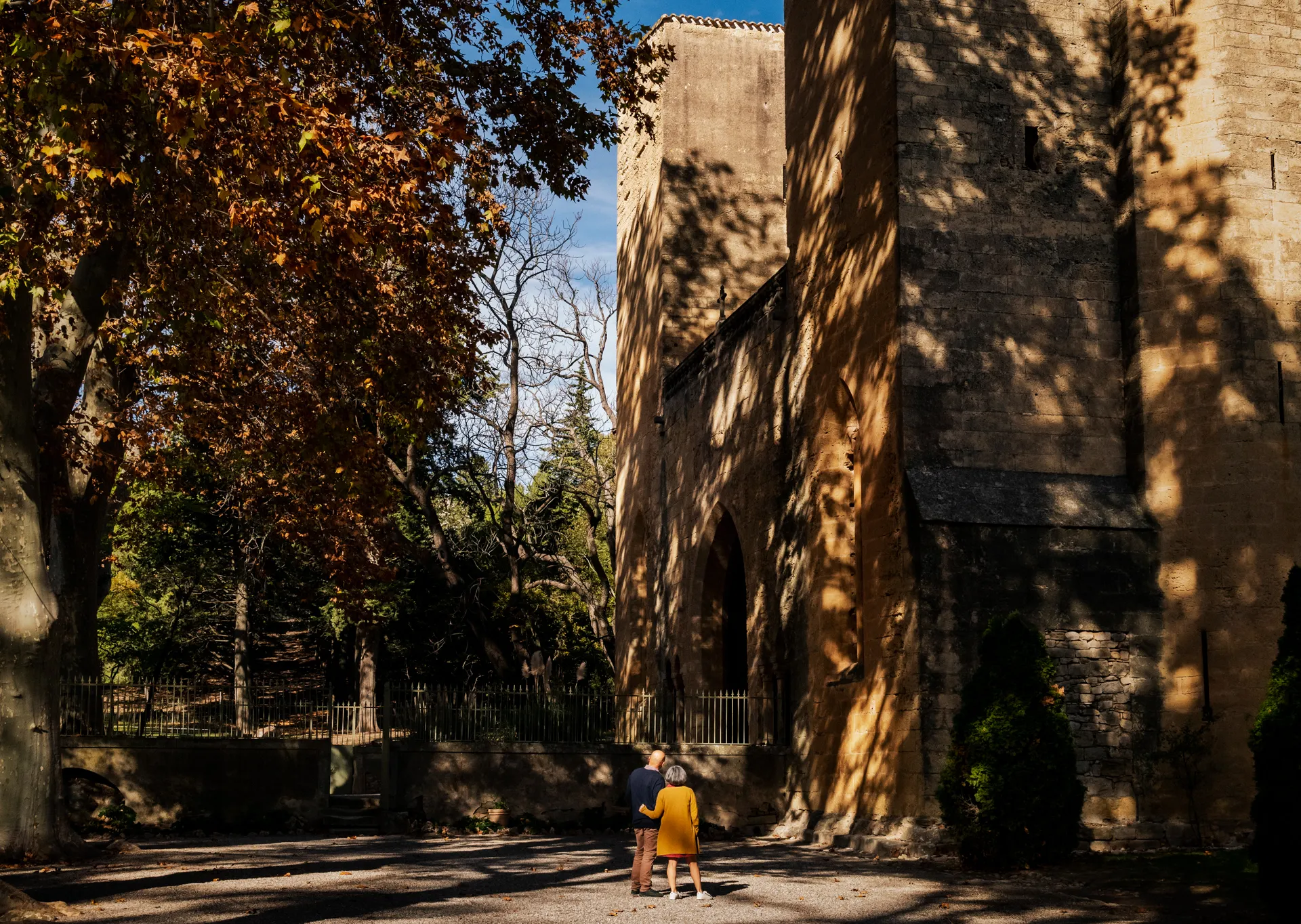 visite de l'abbaye de Valmagne en couple