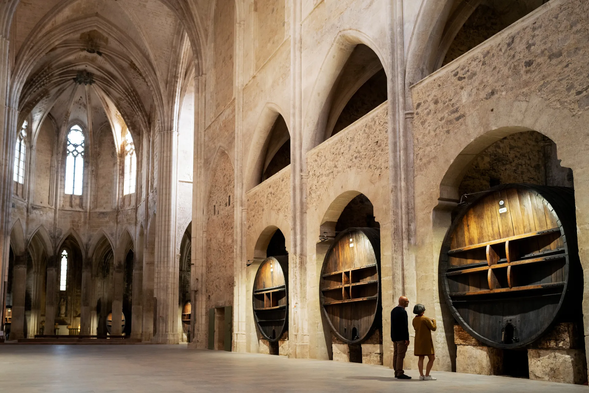 intérieur de l'abbaye de Valmagne