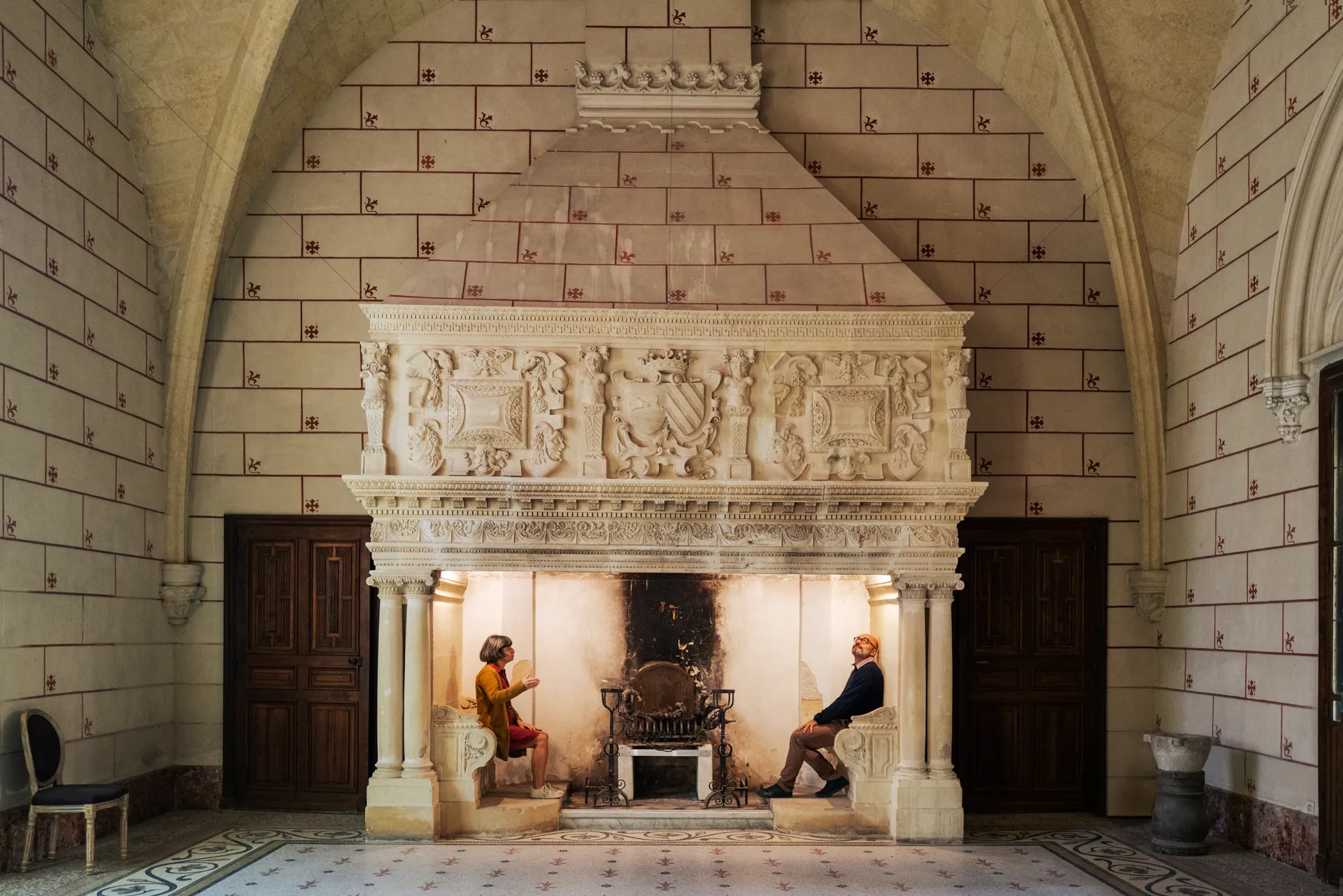 intérieur de l'abbaye de Valmagne