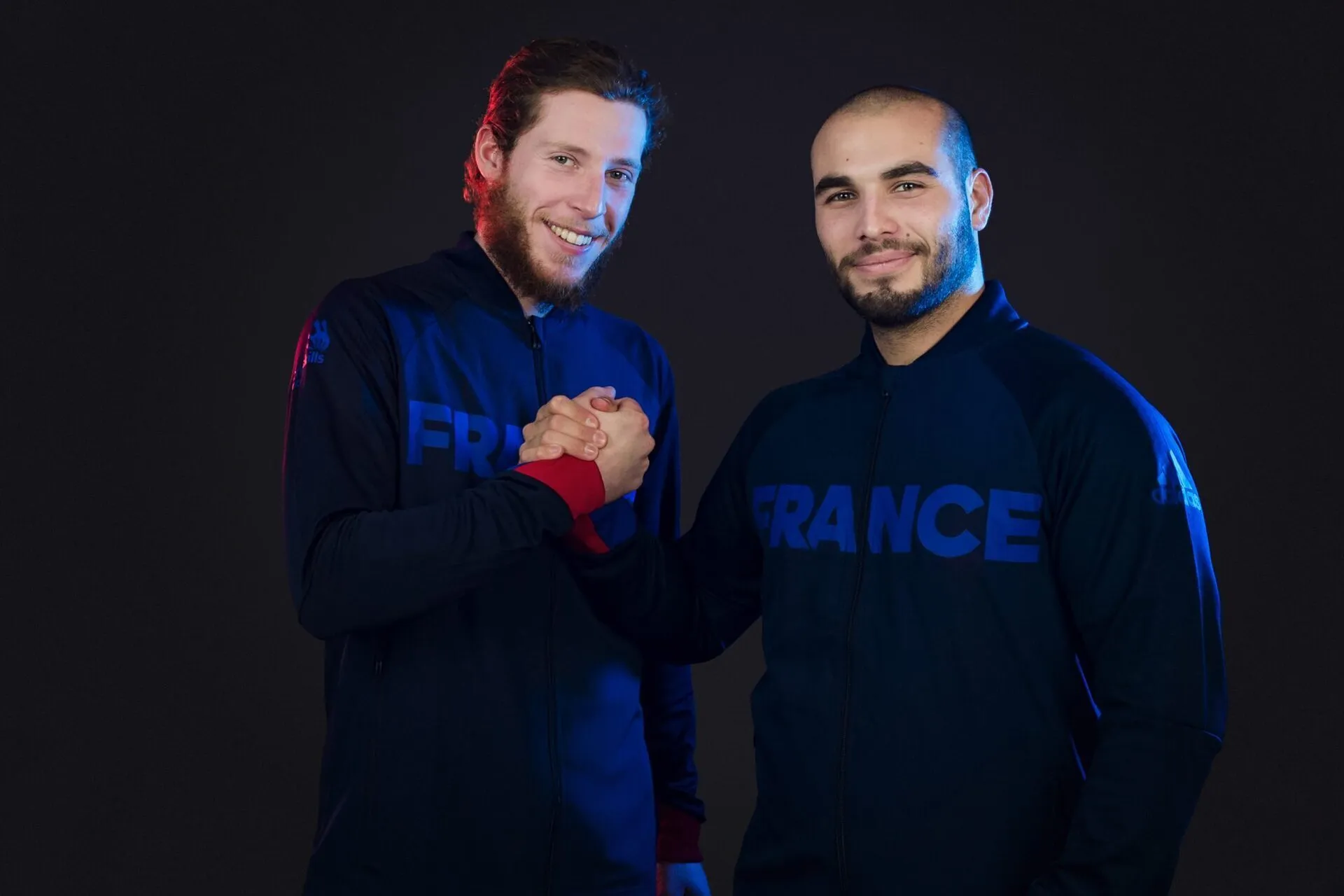 portrait d'équipe en studio pour Worldskills France