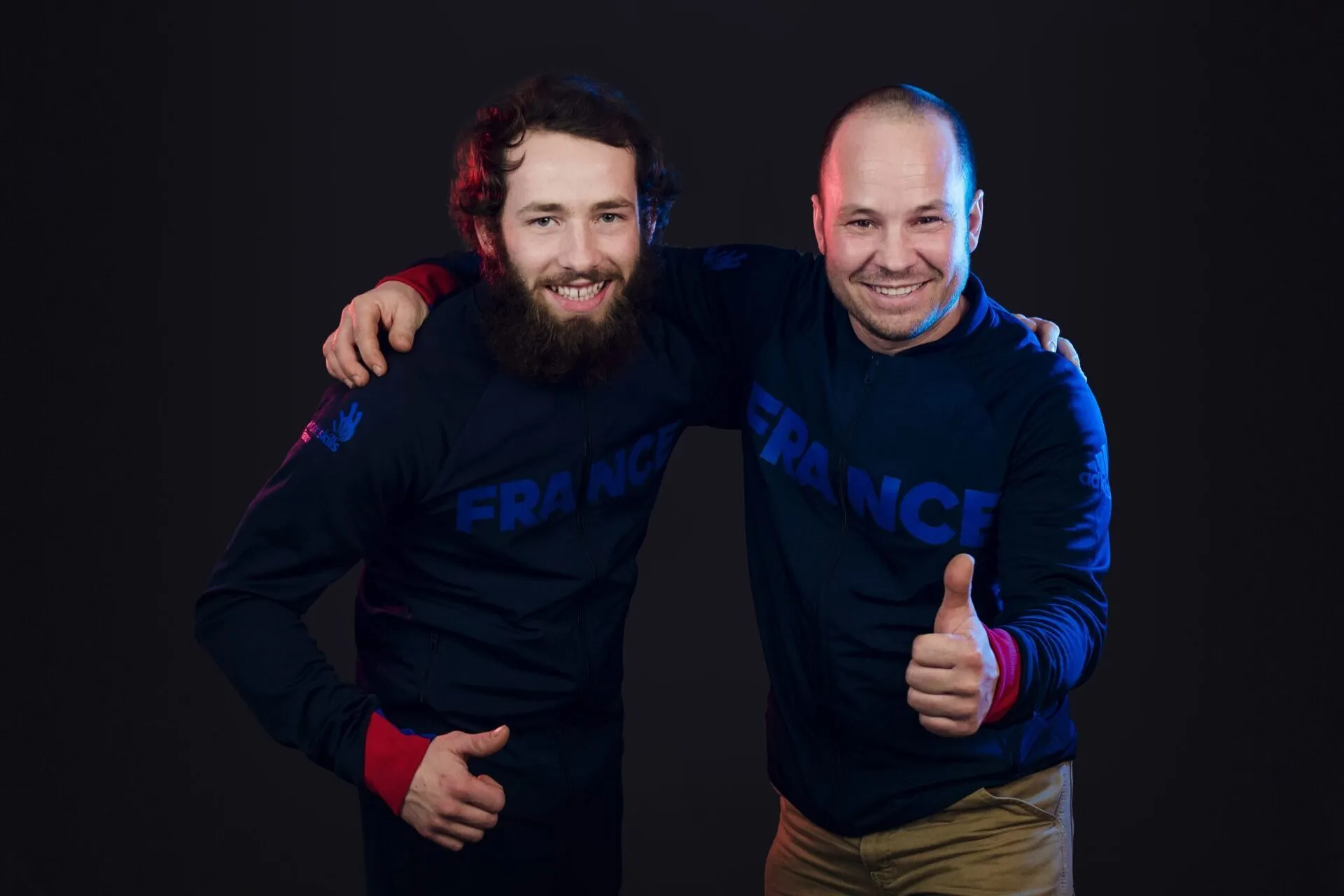 portrait d'équipe en studio pour Worldskills France